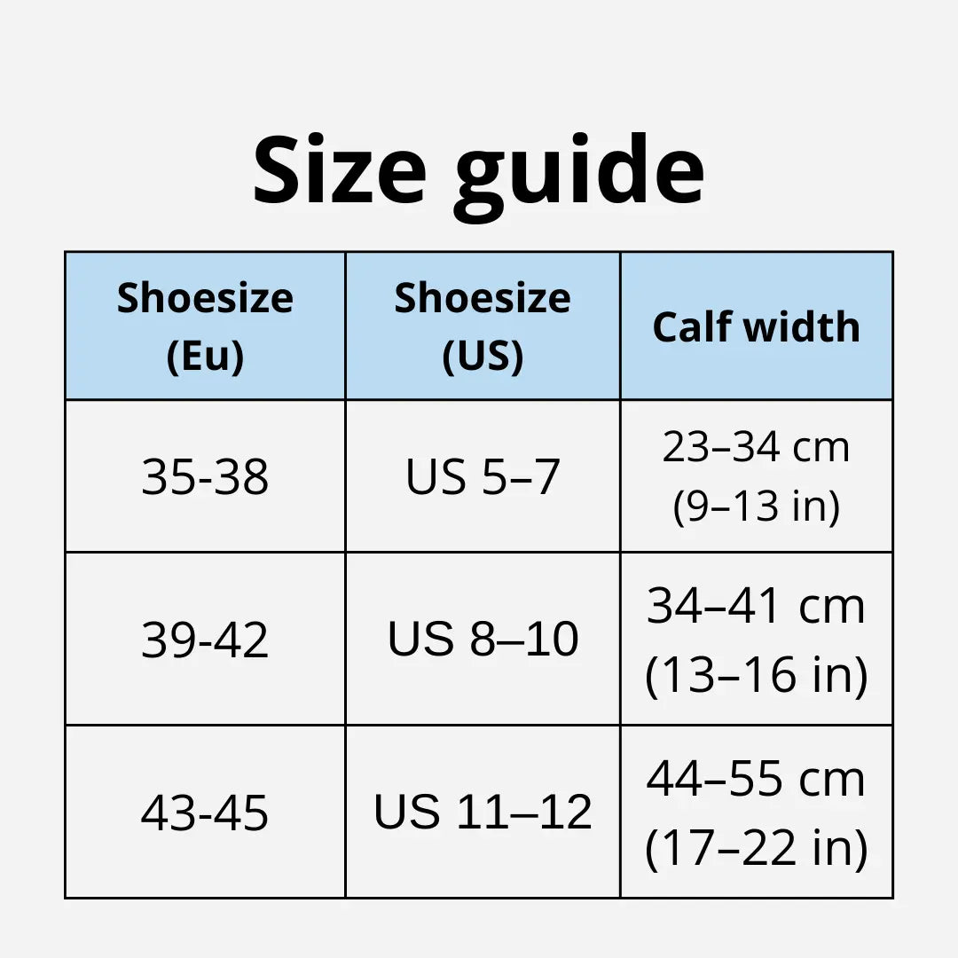Bambukompressionsstrumpor för seniorer – lätta att ta på, mild kompression 8-15mmHg - Scandic wellness